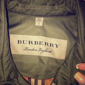 Burberry Jacket (hunter green)